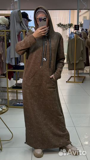 Платье худи