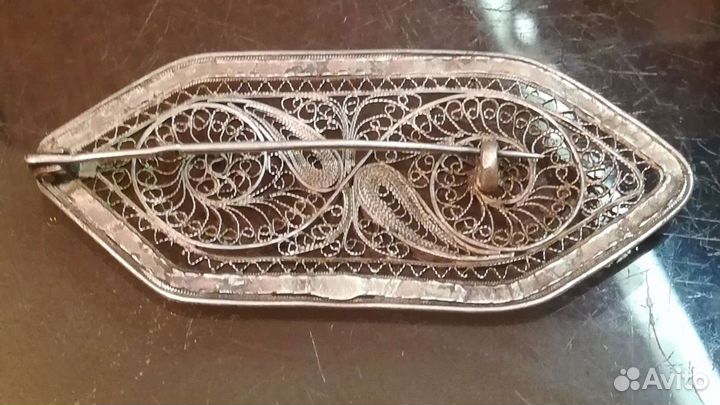 Брошь серебряная. Царская Россия