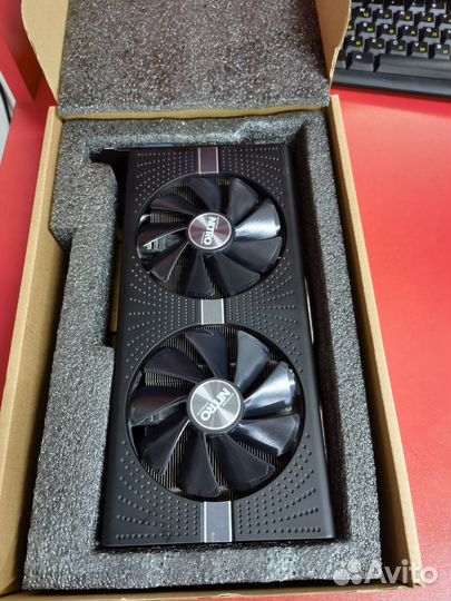 Видеокарта rx580 4gb nitro +
