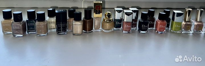 Лаки Cnanel,Dior,YSL,EL,Guerlain