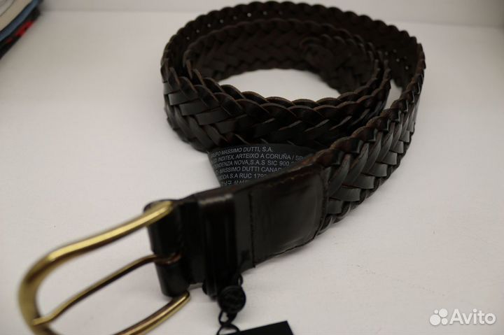 Ремни кожаные Massimo Dutti Испания оригинал