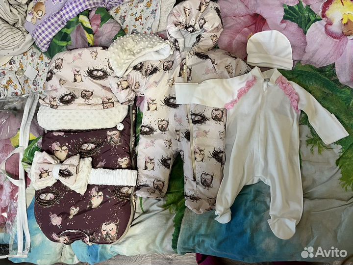 Зимний набор конверт + комбинезон