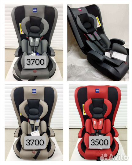 Новое автокресло до 36 кг с бустером
