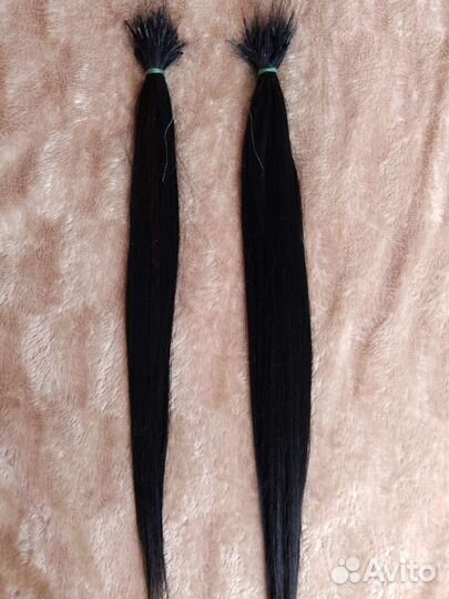 Волосы для наращивания 60 см бу