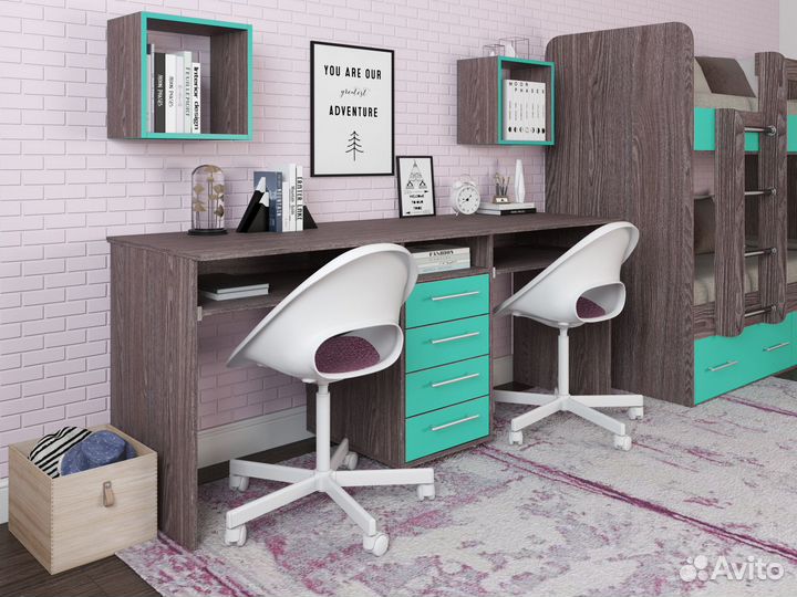 Стол письменный для двоих Лаворо