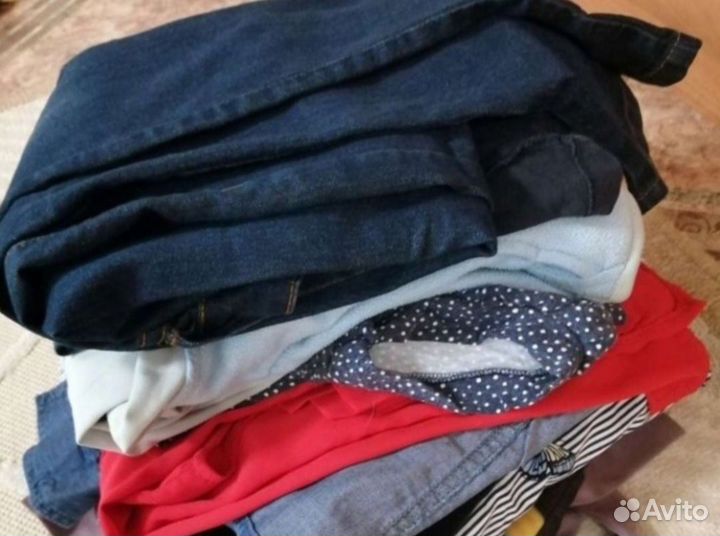 3 Пакета женских вещей, размер 44-46,Обувь кожаная