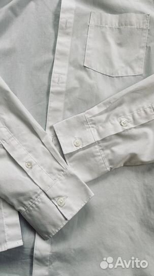 Рубашка белая на мальчика 152