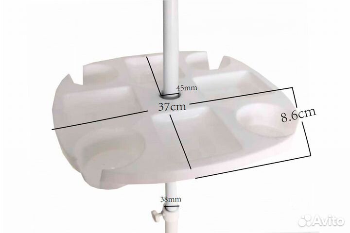 Gardeck Пластиковый органайзер для зонта белый