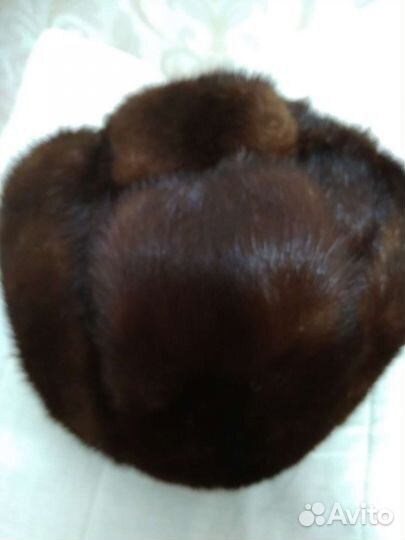 Норковая шапка мужская