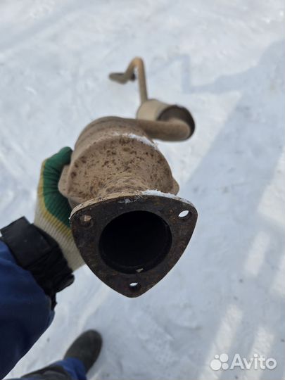 Глушитель средний часть на шевроле нива