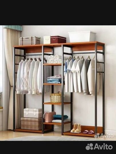 Стеллаж вешалка