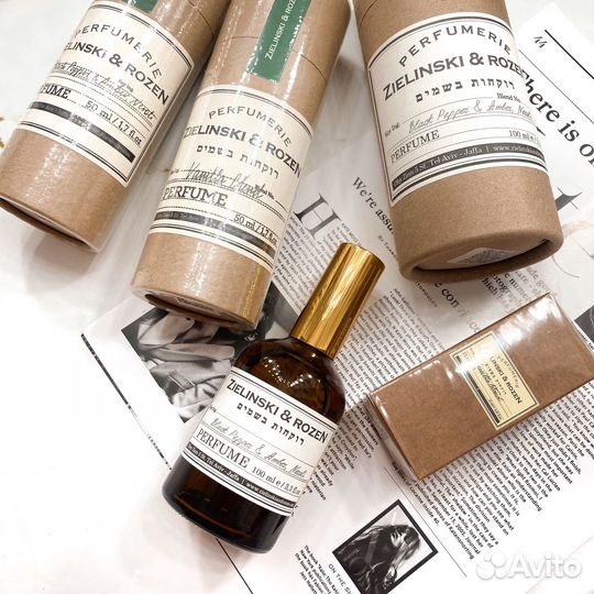 Zielinski rozen pepper vanilla парфюм унисекс