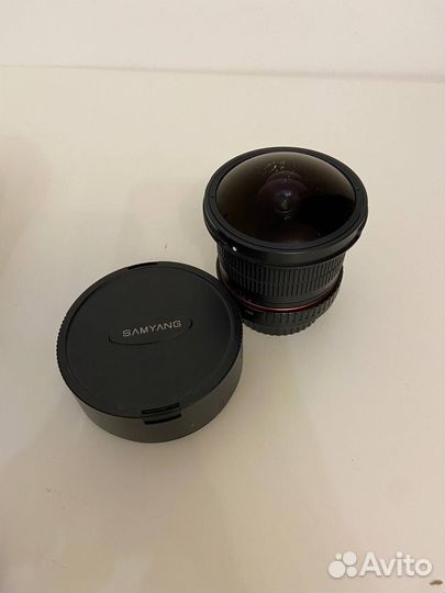 Объектив Samyang 8mm f/3.5 Fish-eye CS II Canon EF