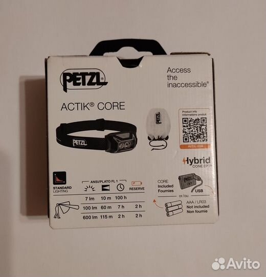 Налобный фонарь Petzl Actik Core 600 France