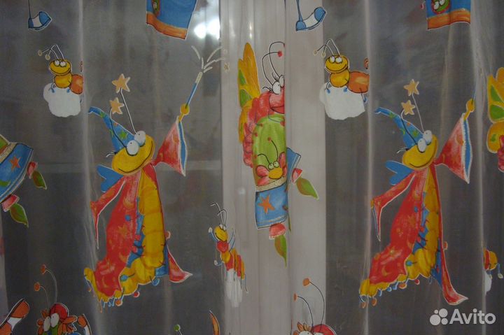 Тюль органза для детской комнаты