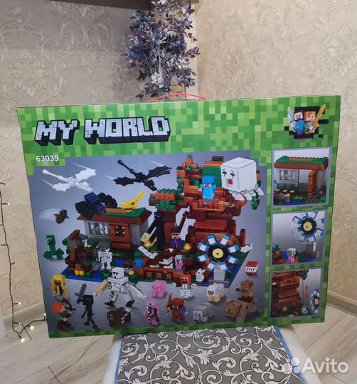 Конструктор аналог lego. Майнкрафт