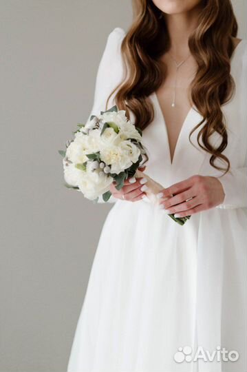 Свадебное платье 44 46 новое