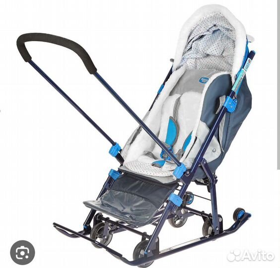 Детские санки коляска ника