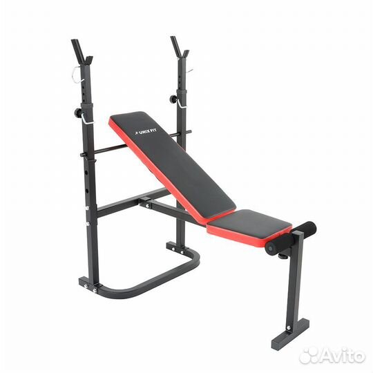 Скамья силовая со стойками unix Fit bench 120