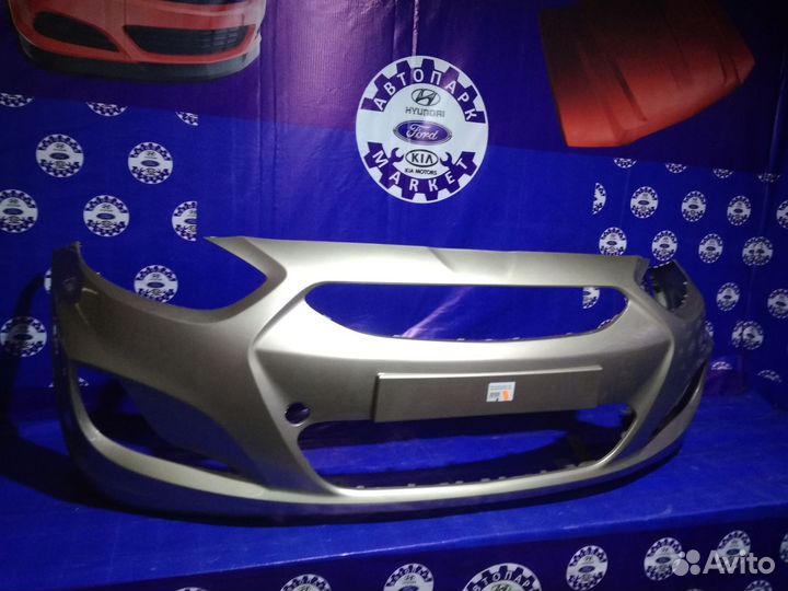 Бампер передний Хендай Солярис 11 в любой цвет
