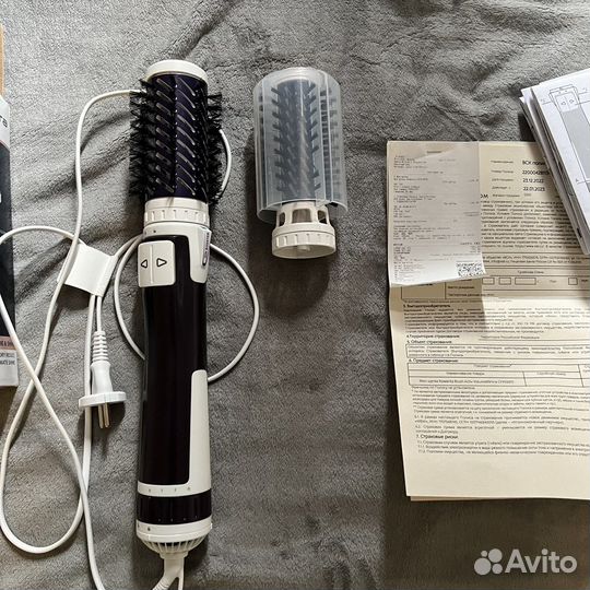 Фен щетка вращающаяся rowenta