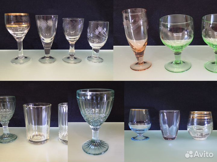 Бокалы стаканы лафитник
