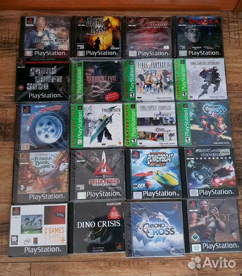 Лицензионные игры для Playstation 1-2, psvita