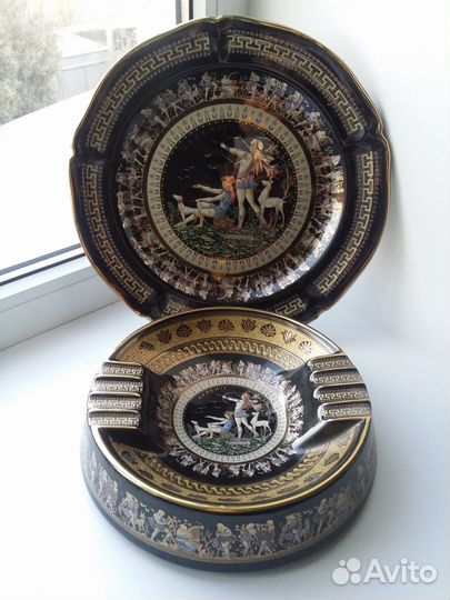 Настенная тарелка и пепельница Греция