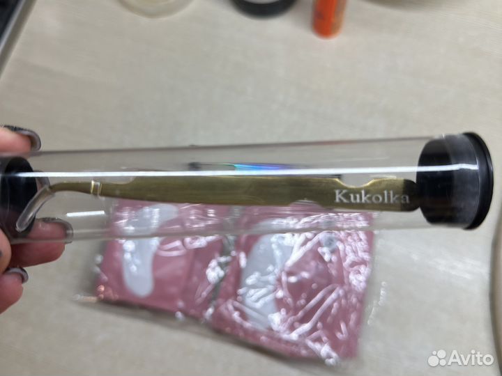 Пинцеты и патчи для наращивания ресниц