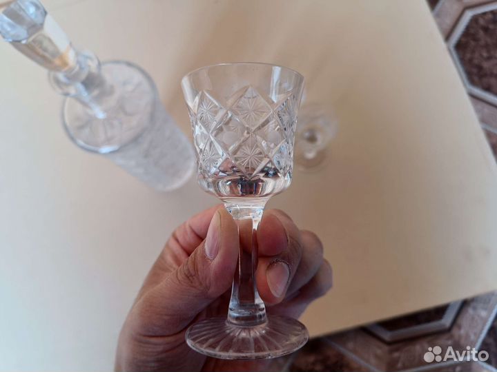 Графин штоф с рюмками СССР