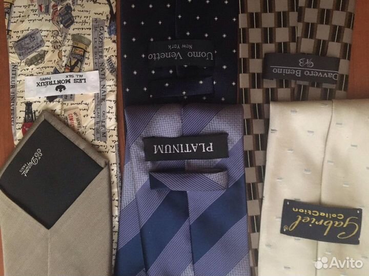 Галстуки взрослые и детские, бабочка