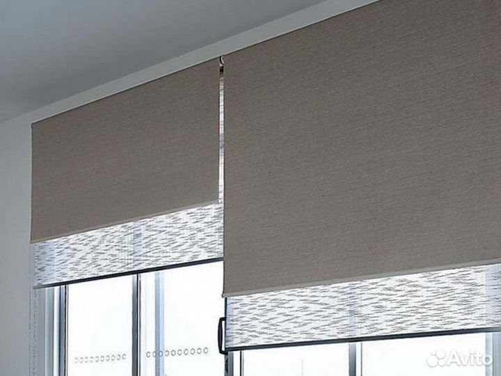 Рулонные шторы Cтандарт для офиса