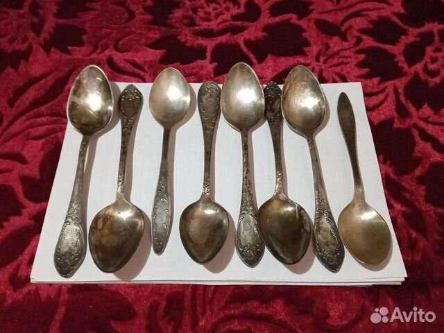 Мельхиоровые ложки ссср,столовые 8 шт