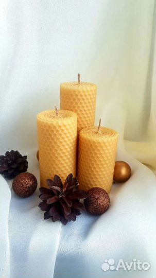 Свечи ручной работы из воска