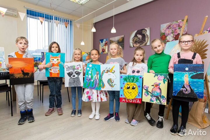 День рождения мастер-класс рисование корпоратив