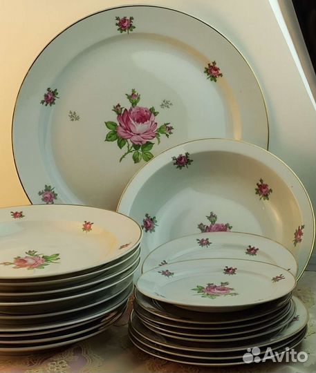 Редкий антикварный сервиз Kaestner Saxonia