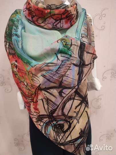 Павловопосадские палантины новые