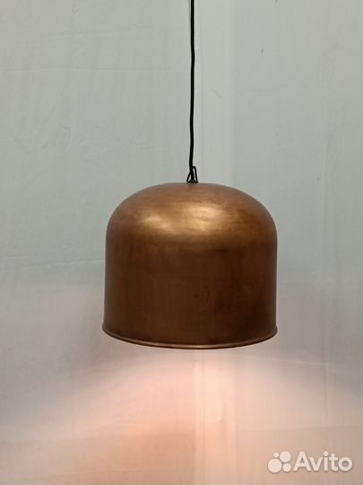 Светильник медный подвесной италия
