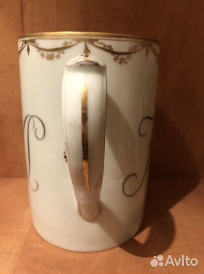 Антикварный фарфоровый квасник 18 в