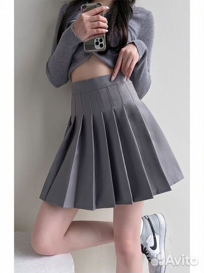 Юбка мини с шортами