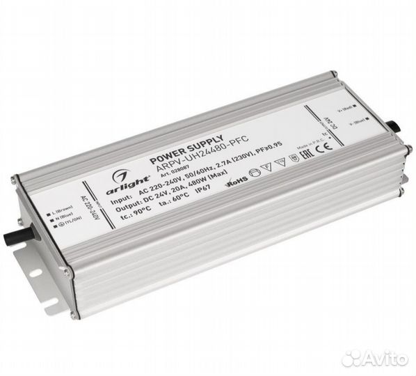 Блок питания 240w (5шт) и 480w (1шт)
