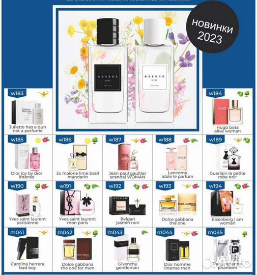 Духи женские мужские