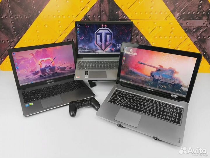 Игровые ноутбуки Lenovo, Asus для танков Рассрочка
