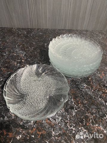 Блюдо тарелка стекло