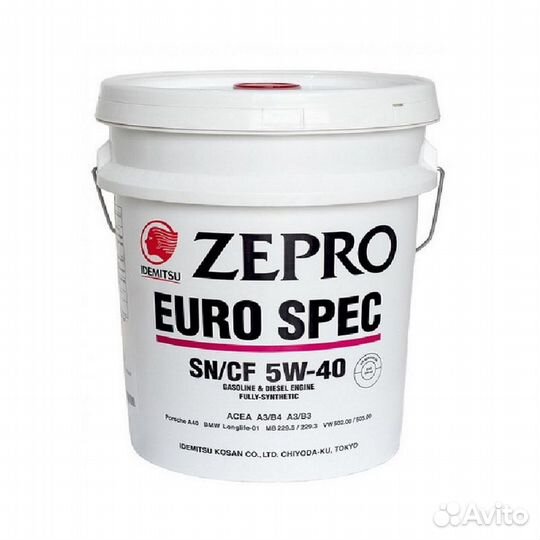 Idemitsu 5w40 Zepro Euro Spec На розлив