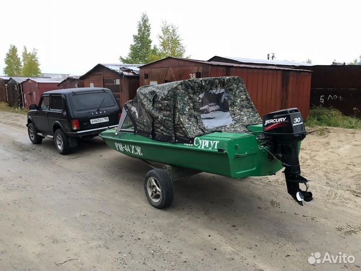 Моторная лодка обь-3