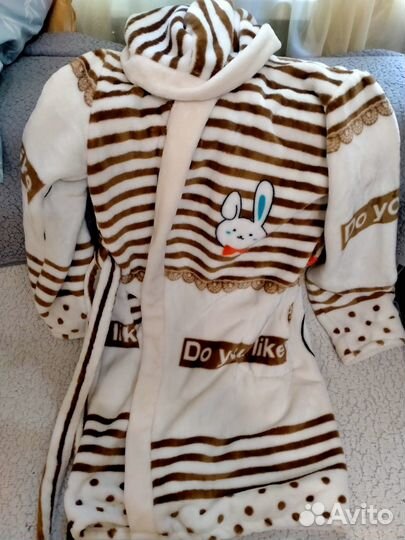 Халат махровый женский