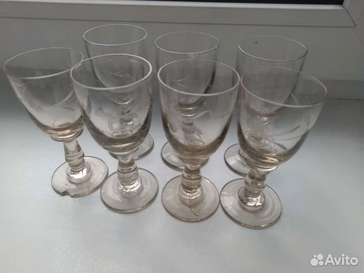Стаканы рюмки