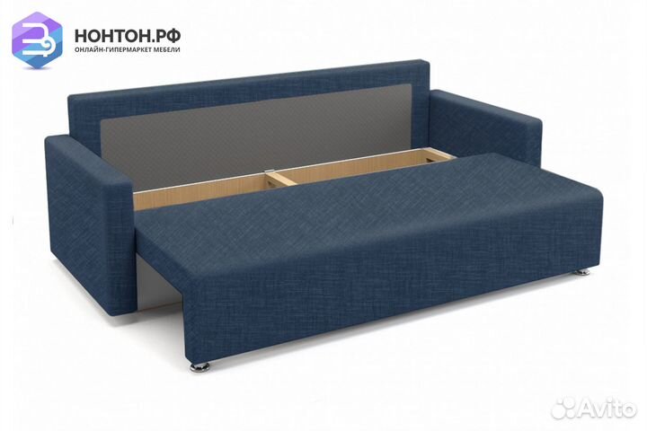 Диван еврокнижка Олимп синий