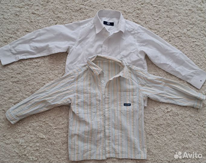 Рубашки с длинным рукавом на мальчика, 3 года